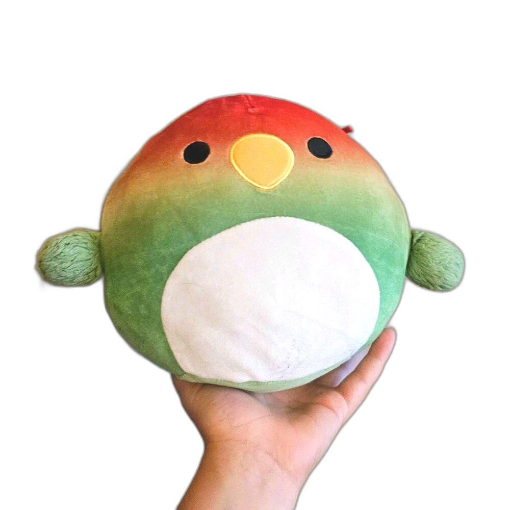Squishmallows Elliene the Parakeet Bird Pet Squad Cuddle Plush 7.5in